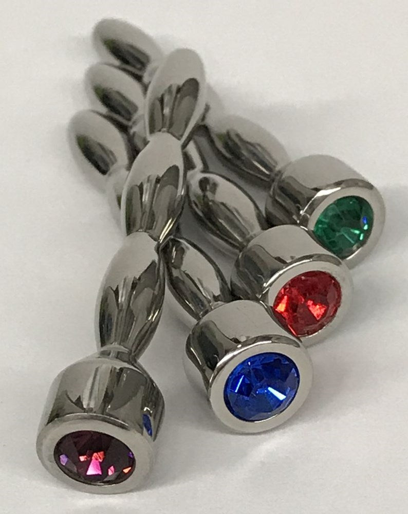 HC Nile Triple Ascending Jewelled Penis Plug Penis Plugs