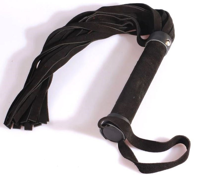 Hell's Couture Suede Sana Flogger Whips And Crops