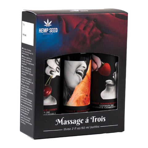 Hemp Seed Edible Massage A Trois - Sex Pheromones and Perfumes