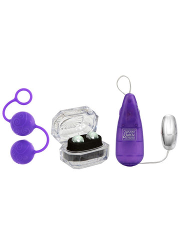 California Exotics Her Kegel Exercisers Sex Kit - Love Eggs and Kegel Exercisers