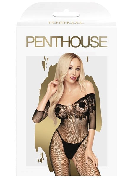 Penthouse Allure - Captivating Net and Lace Bodystocking Bras and Bra Sets