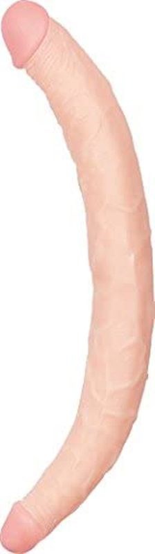 Hoodlum's Lifelike Dual-Headed Pleasure Wand - Waterproof, Flexible Design - Realistic Dildos