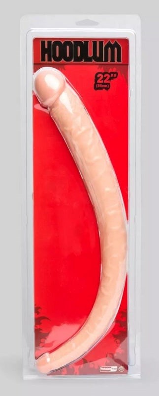 Hoodlum 22 Inch Double Dong - Flesh Realistic Dildos