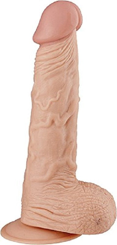 Hoodlum 9" Straight Suction Cup Dong Flesh Realistic Dildos