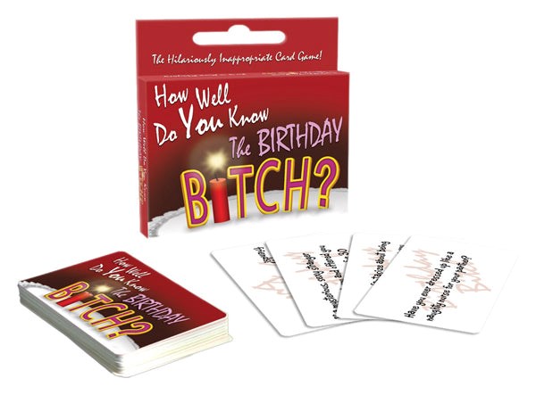 How Well Do You Know Birthday Bitch Game Sex Games, Coupons and Tricks