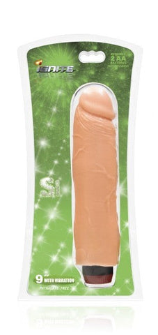Ignite Vibrating Cock Flesh 9 inch - Realistic Dildos