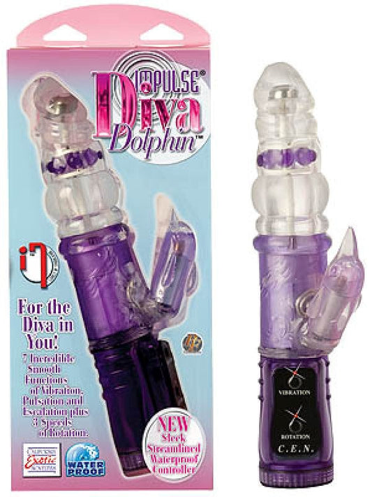 Impulse Diva Dolphin Vibrator - Rabbit Vibrators