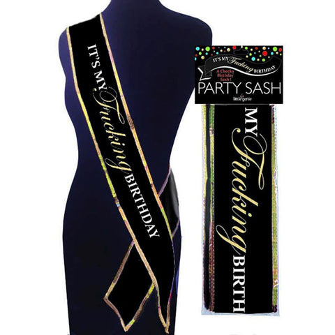 Its My Fucking Birthday Sash - Sex Games, Coupons and Tricks