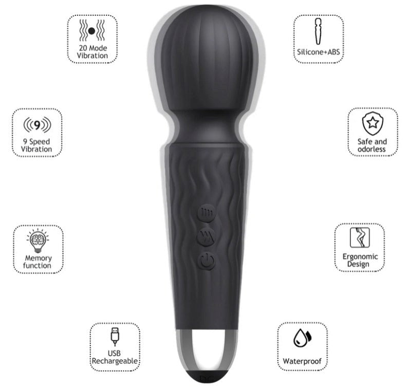 Janet Vibrating Pleasure Mini Wand Body Wands