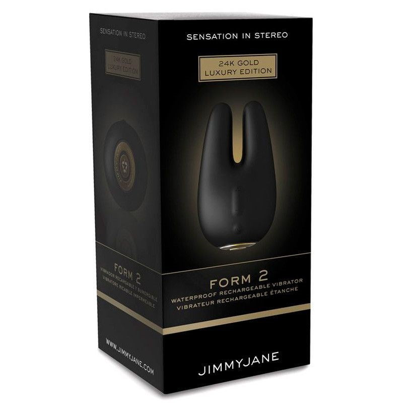 JimmyJane Form 2 Luxury Edition 24K Gold Clit Ticklers and Pulsators