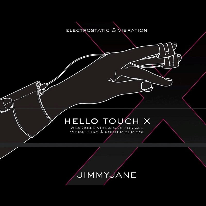 Jimmyjane Hello Touch X Rechargeable Massager Finger and Tongue Vibrators