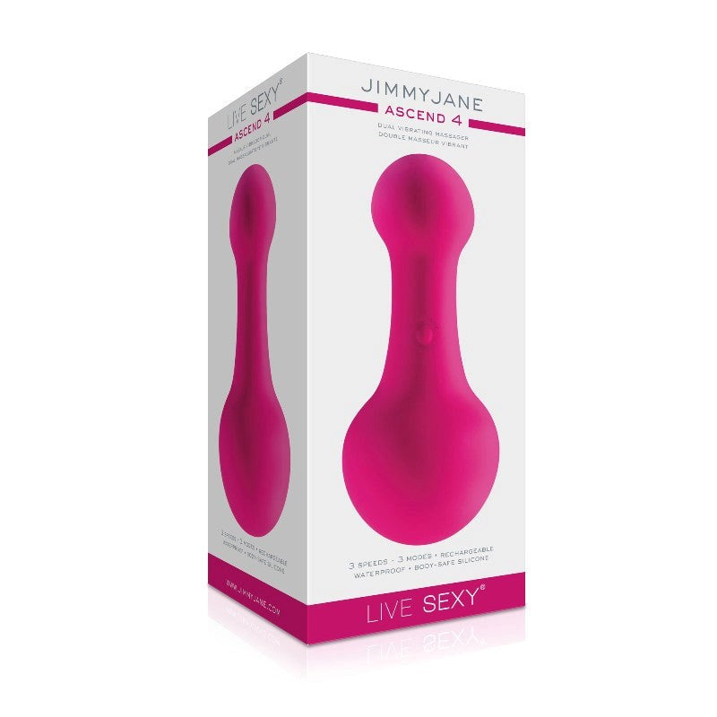 Jimmyjane Live Sexy Ascend 4 Pink Adult Massager Personal Massagers