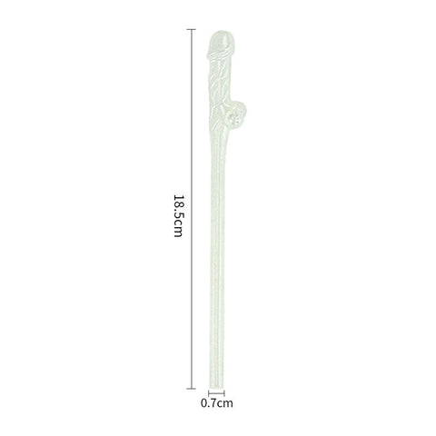 Jokes + Parties Glowing Willy Straws - 9 Pack - Sex Games, Coupons and Tricks