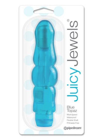Pipedream Juicy Jewels Blue Topaz Personal Massager - Waterproof Vibrators