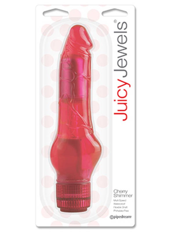 Juicy Jewels Cherry Shimmer Waterproof Vibrators