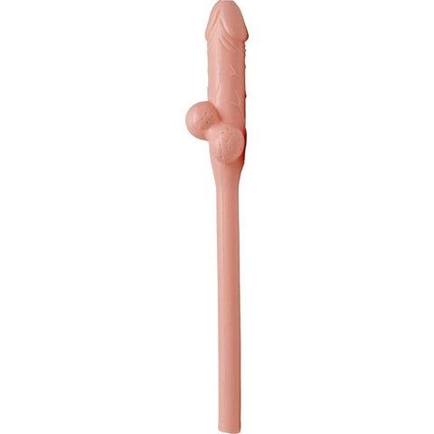 Pipedream Jumbo Pecker Penis Shape Sipping Straw Single - Party Gifts and Novelties