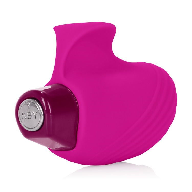 Key by Jopen Aries Pink Finger and Tongue Vibrators