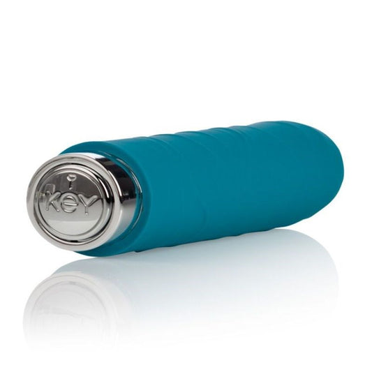 Key By Jopen Charms Silk Petite Massager Robin Blue - Bullet Vibrators