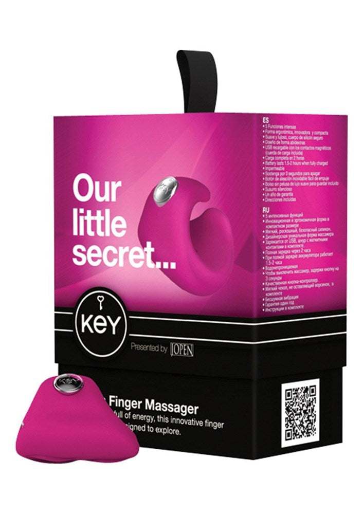 Key by Jopen Pyxis 5 Functions Finger Massager Finger and Tongue Vibrators