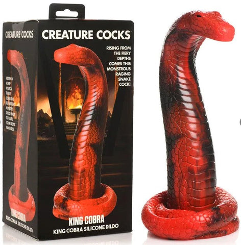 King Cobra Silicone Dildo - Non-Realistic Dildos