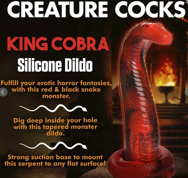 King Cobra Silicone Dildo Non-Realistic Dildos