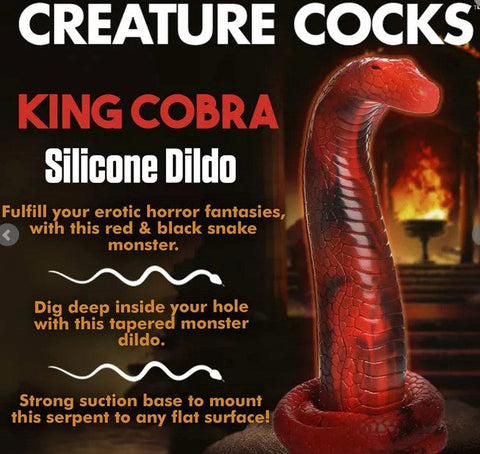King Cobra Silicone Dildo - Non-Realistic Dildos