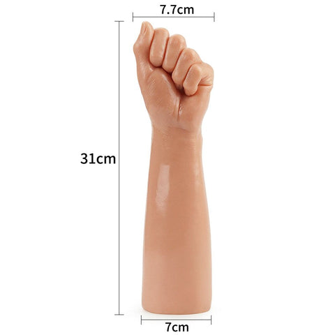 King Sized 12'' Bitch Fist - Flesh - Realistic Dildos