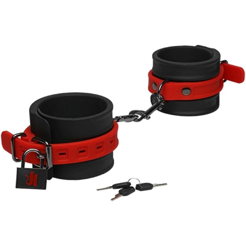 Kink by Doc Johnson Silicone Ankle Cuffs Collars And Cuffs