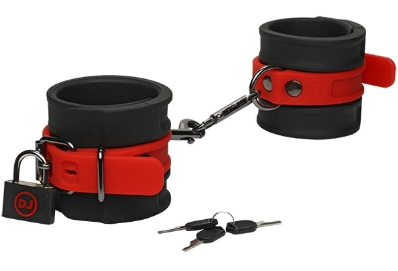 Kink by Doc Johnson Silicone Wrist Cuffs Collars And Cuffs