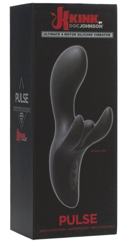 Kink Pulse Ultimate 4 Motor Silicone Vibrator - Rabbit Vibrators
