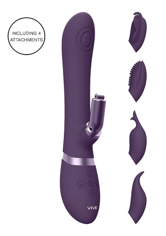 Vive Etsu Multi Functions Rabbit Vibrator - Rabbit Vibrators