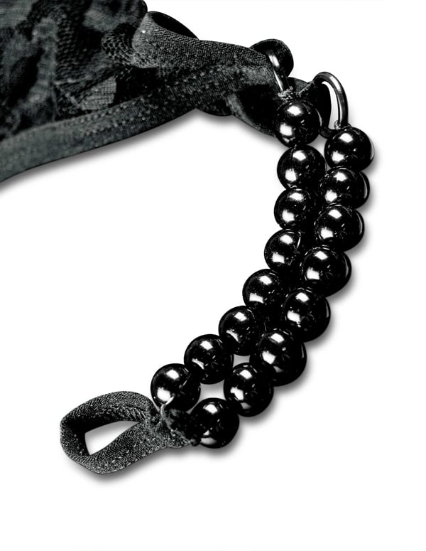 Pipedream HOOKUP Crotchless Pleasure Pearls Panties Strap On Sextoys