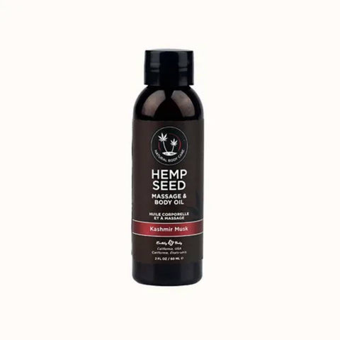 Earthly Body Hemp Seed Scented Massage and Body Oil 59 ml - Massage Oils and Lubricants