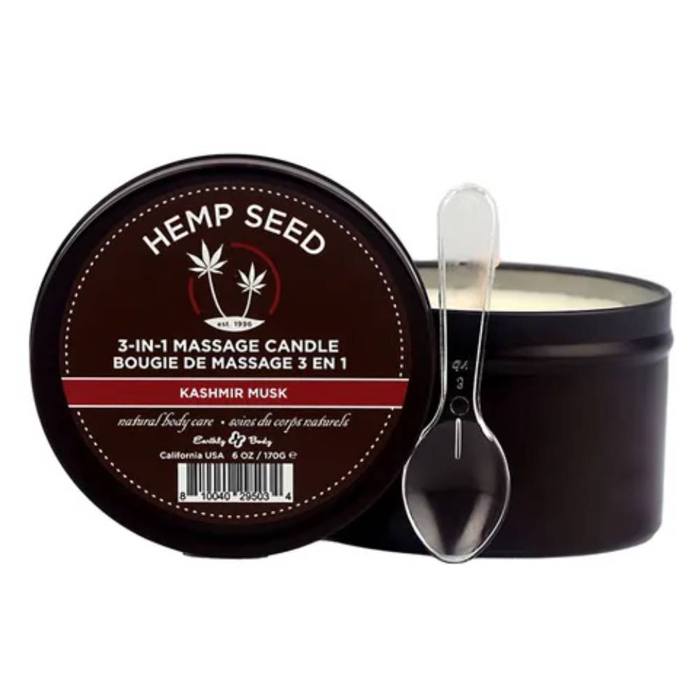 Earthly Body Hemp Seed 3-In-1 Adult Massage Candle 170 g Sex Pheromones and Perfumes