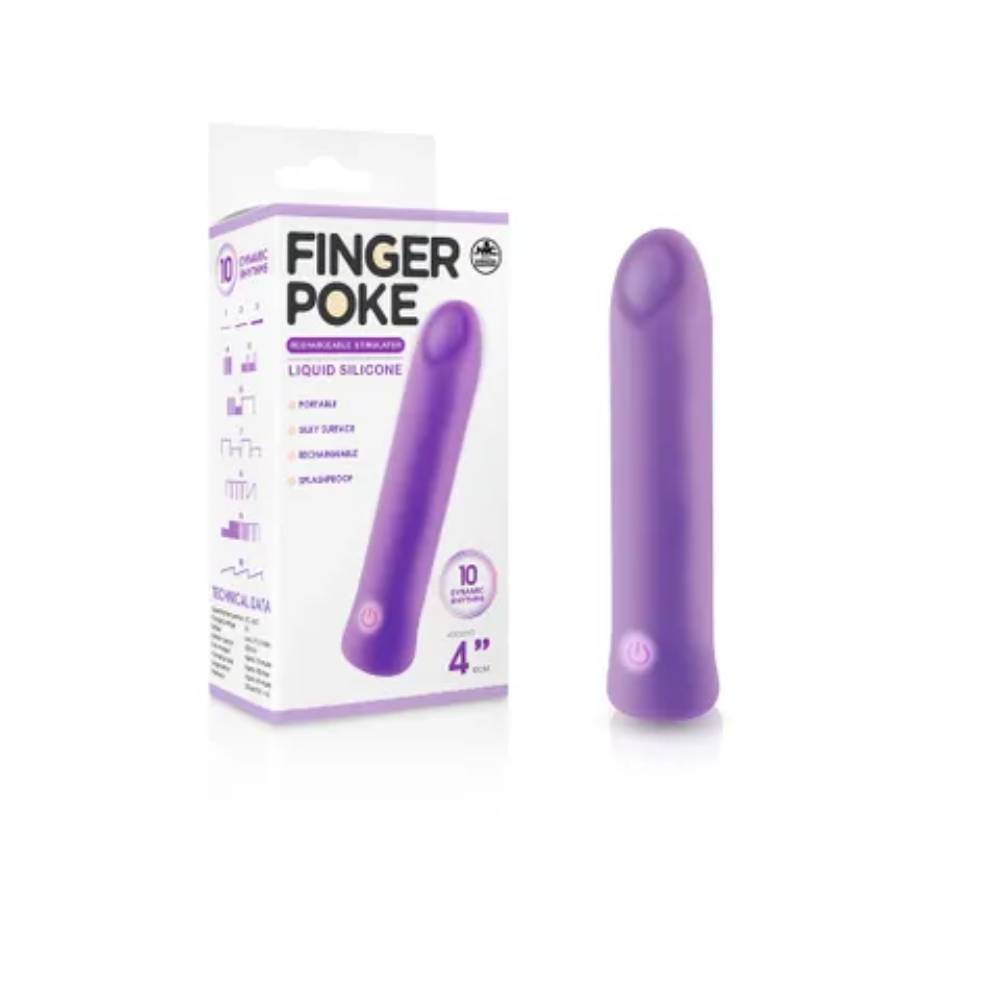 Excellent Power Finger Poke 10 cm USB Rechargeable Vibrating Bullet Bullet Vibrators