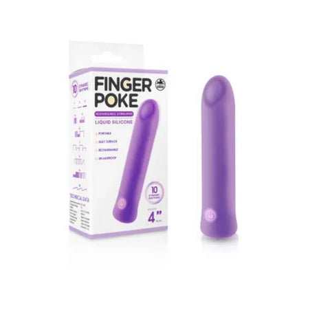 Excellent Power Finger Poke 10 cm USB Rechargeable Vibrating Bullet - Bullet Vibrators