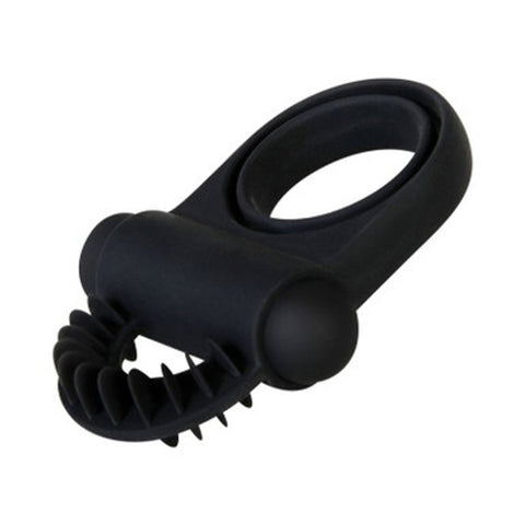 Zero Tolerance Bell Ringer Vibrating Cock Ring Black - Vibrating Cock Rings