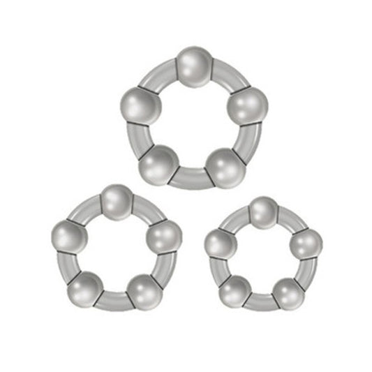 Zero Tolerance Three Amigos Stretchy Cock Ring Set Cock Ring Sets