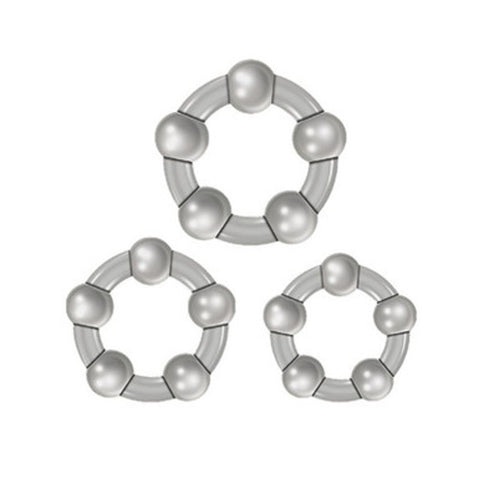 Zero Tolerance Three Amigos Stretchy Cock Ring Set - Cock Ring Sets