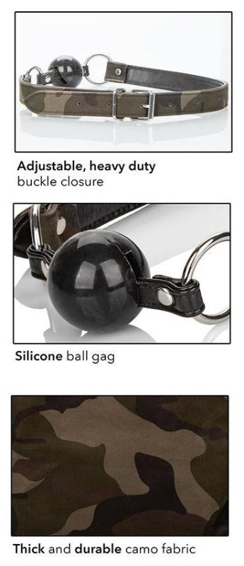 Colt Camo Ball Gag Bondage Gags and Bits