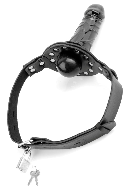 Fetish Fantasy Deluxe Ball Gag with Dildo Bondage Gags and Bits