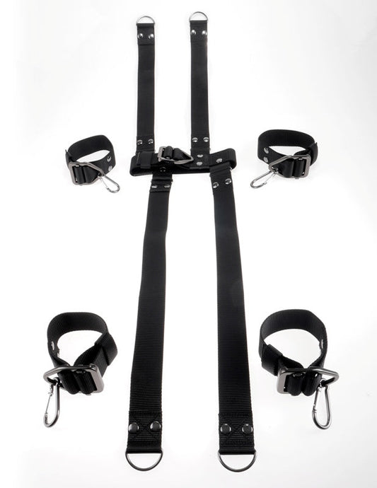 Pipedream Sir Richards Command BDSM Hogtie and Collar Set - Cuffs and Restraints
