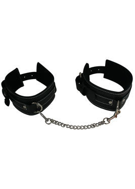 Sportsheets Edge Leather Ankle Restraints - Cuffs and Restraints