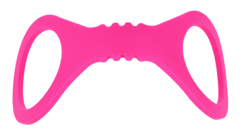 Sex & Mischief Hot Pink Fetish Play Silicone Hand Cuffs - Cuffs And Restraints