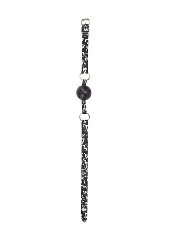 Shots Love Street Art Fashion Breathable Ball Gag - Bondage Gags and Bits