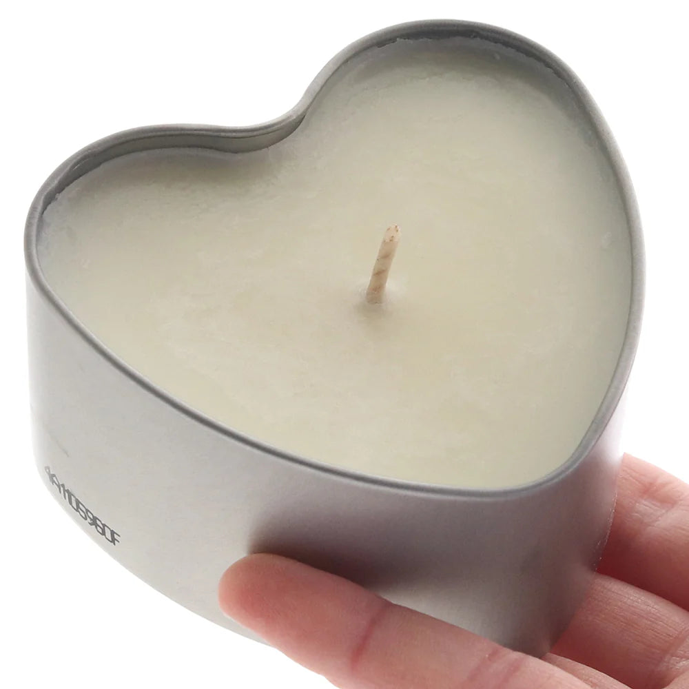 Earthly Body Hemp Seed 3 in 1 Massage Heart Candle Eros Embrace 113g Sex Pheromones and Perfumes