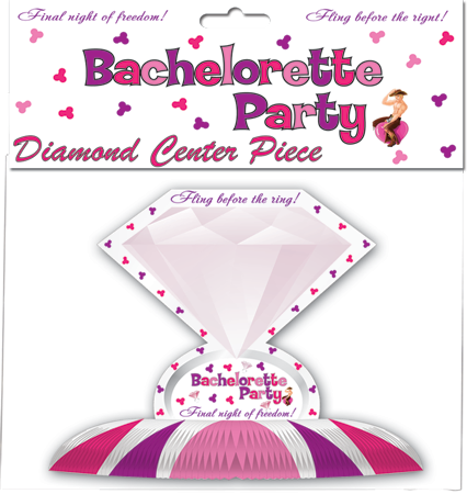 Bachelorette Party Diamond Ring Novelty Centerpiece - Party Gifts and Novelties