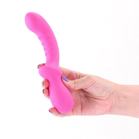 NS Novelties Pretty in Pink Peony Flexible G Spot Vibrator - G-Spot Vibrators