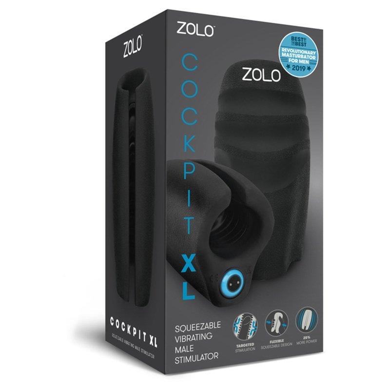 ZOLO Cockpit Stroker Vibrating Masturbator XL Masturbators and Strokers