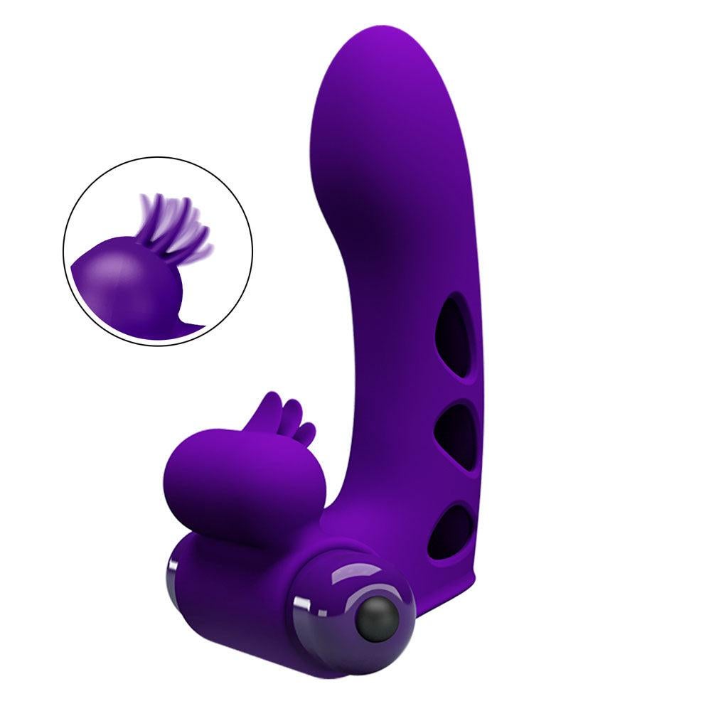 Party Up MIKE Vibrating Adult Finger Massager Finger and Tongue Vibrators